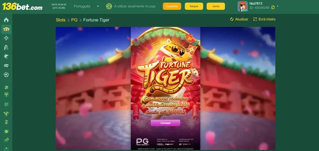 Imersão Total no Jogo 136bet Fortune Tiger Imersão Total no Jogo 136bet Fortune Tiger