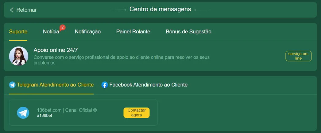 Seguran&ccedil;a e Suporte ao Cliente pelo App